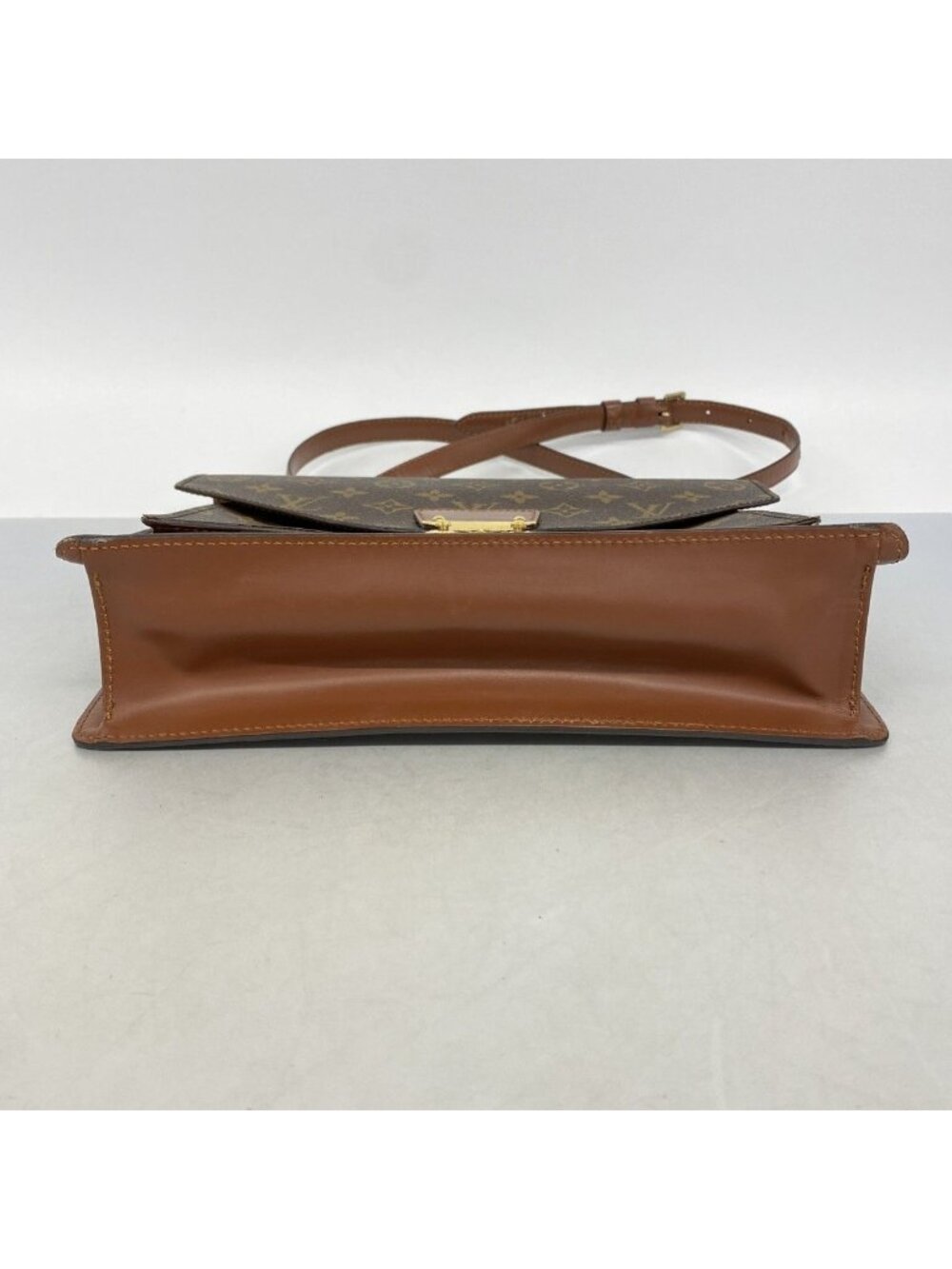 Louis Vuitton Handbag Monogram Monceau 28 Brown 2-Way Bag - Picture 3 of 10